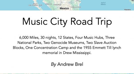 Music City Road Trip. Travel Book by Andrew Brel